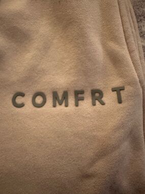 COMFRT Beige Cozy Sweatpants - Size Small